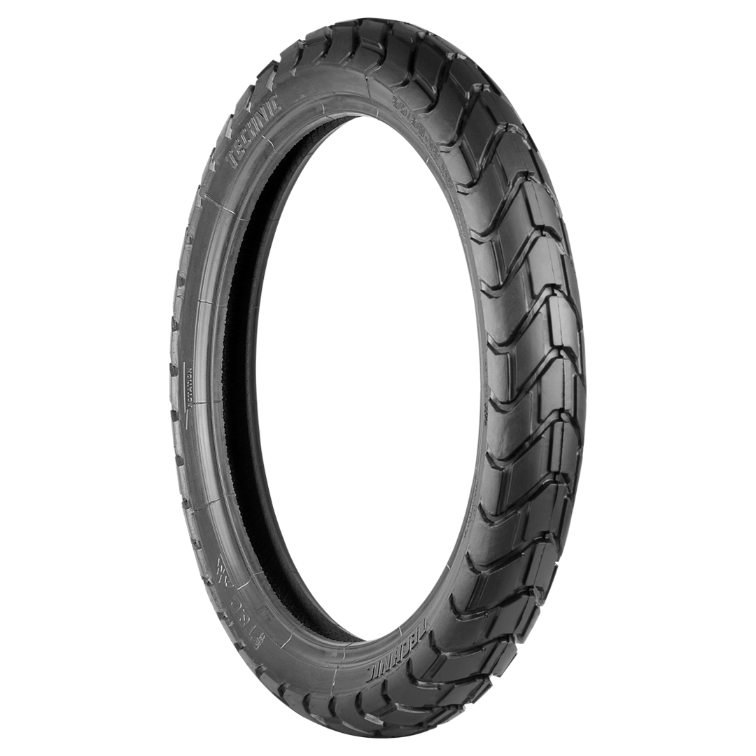 Pneu p/ moto aro 18 * 90/90-18 - tras. cg 125/150/160, titan, fan, ybr 125, cbx 150/200 e similares (t&c) c/câm.